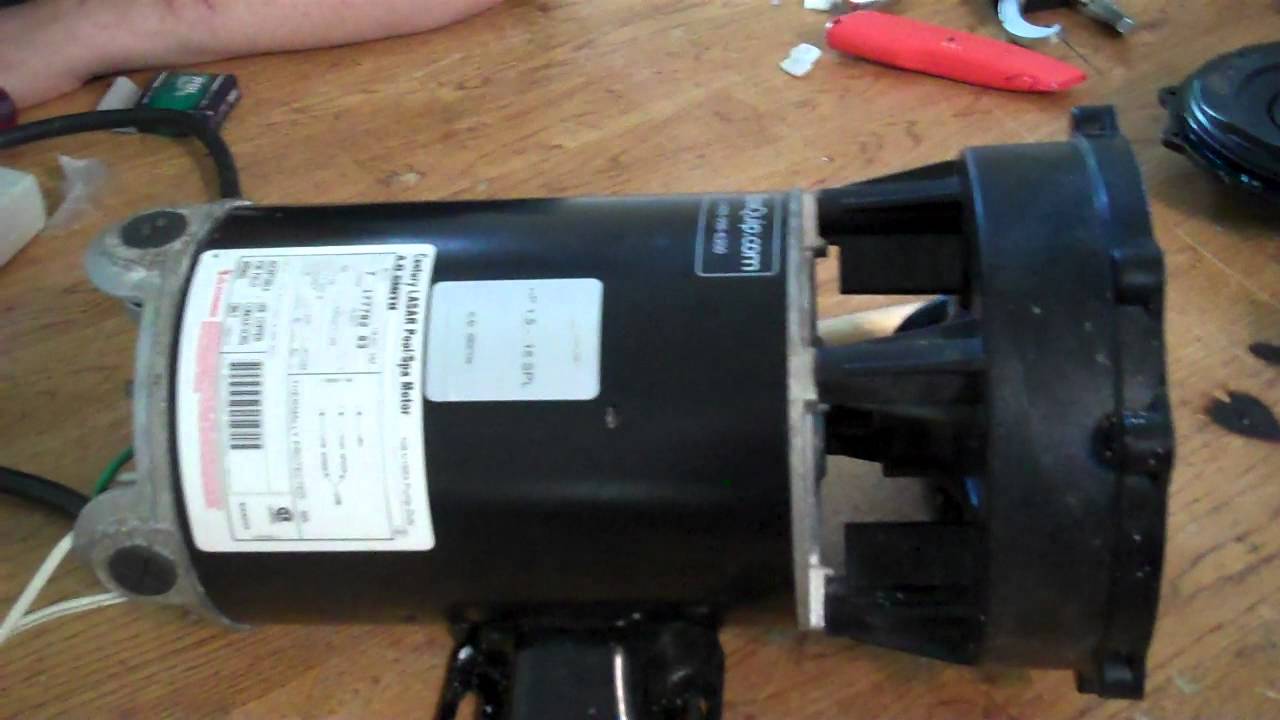 SwimQuip Spa Pump Bearing Replacement YouTube