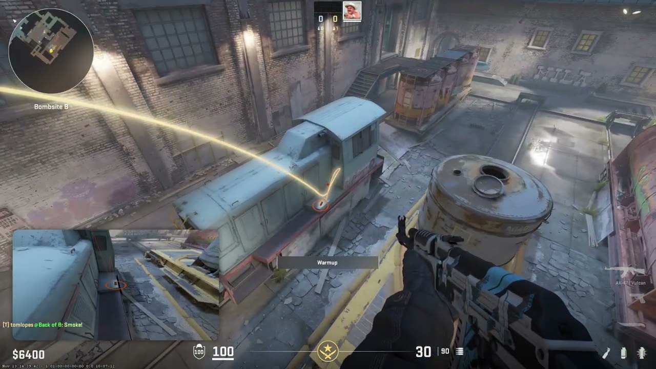 Train B - B Site Smoke