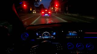 2021 MERCEDES CLA45s AMG Night POV Drive (4K 60FPS)