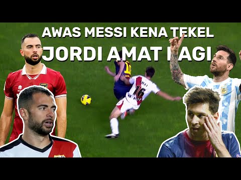afigacor88 x betme88win - THROWBACK AKSI JORDI AMAT LAWAN LIONEL MESSI DI LA LIGA