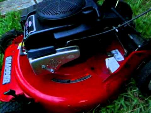 Cold Start the Brand new engine on the Repower Snapper Mower- Briggs 6. ...