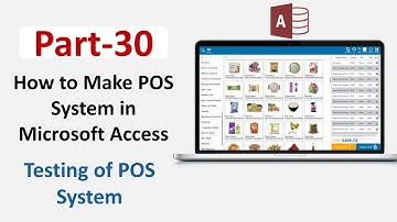 How to Make POS in Microsoft Access Part 30| Testing of POS System
