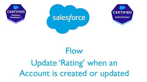 Record Trigger  Flow  || Update Rating when Annual Revenue  is populated