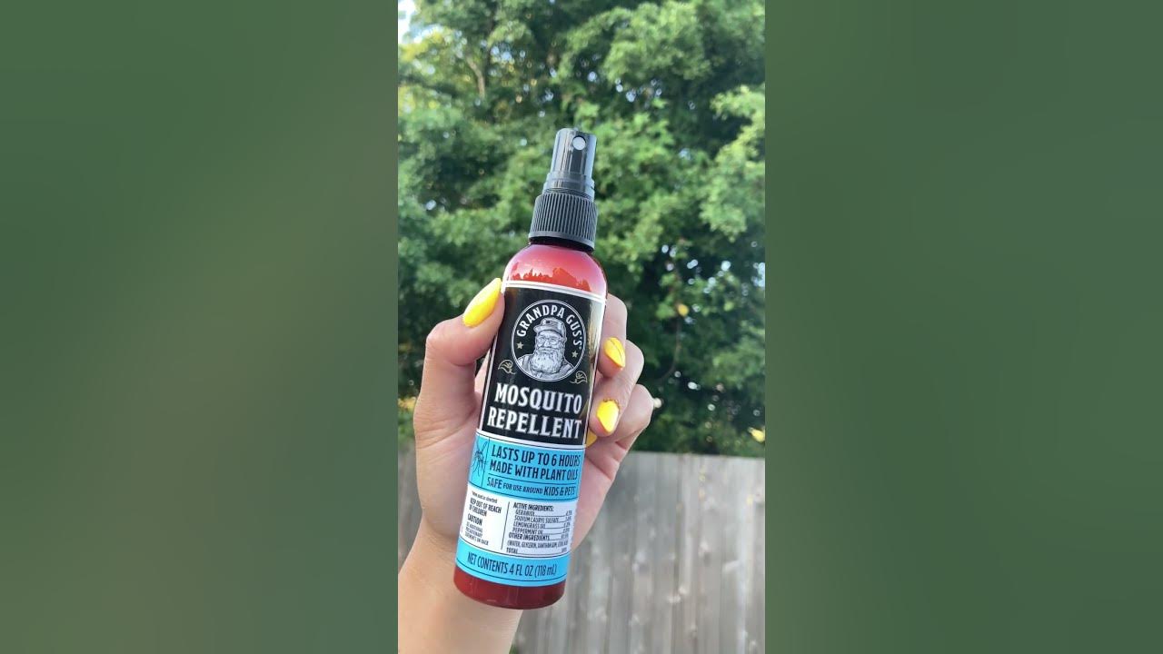 April Loves Grandpa Gus's Mosquito and Tick Repellent - YouTube