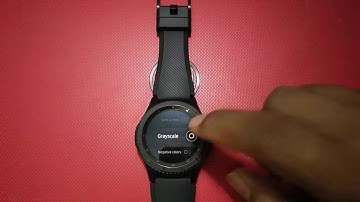 How to Set Direct access to Turn on or Turn off Grayscale on Samsung Gear S3