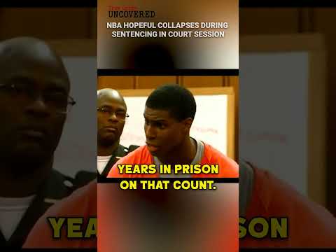 NBA prospect collapses during courtroom sentencing session #truecrime #police #911 #crime #viral