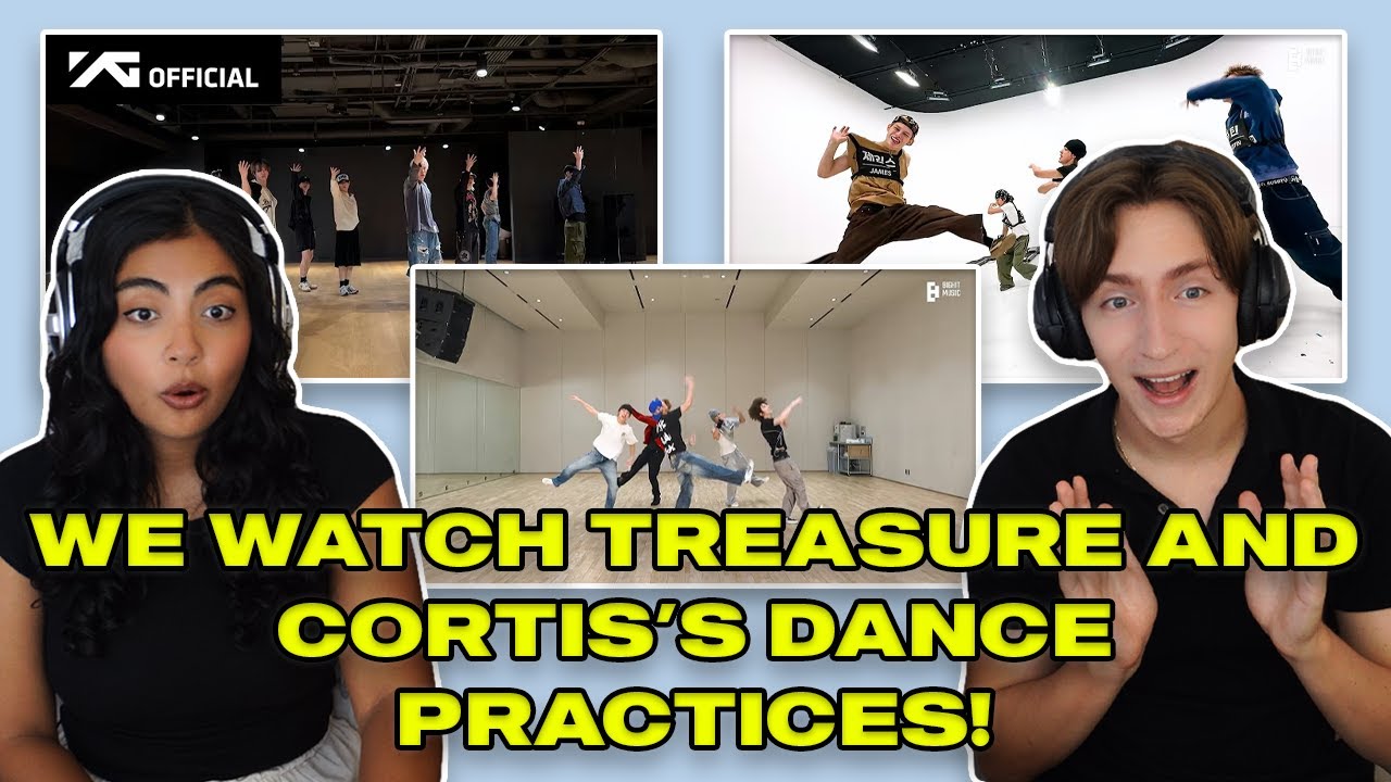 TREASURE - EVERYTHING & CORTIS - What You Want & GO! Reaction | Couple Reacts to 3 Dance Practices