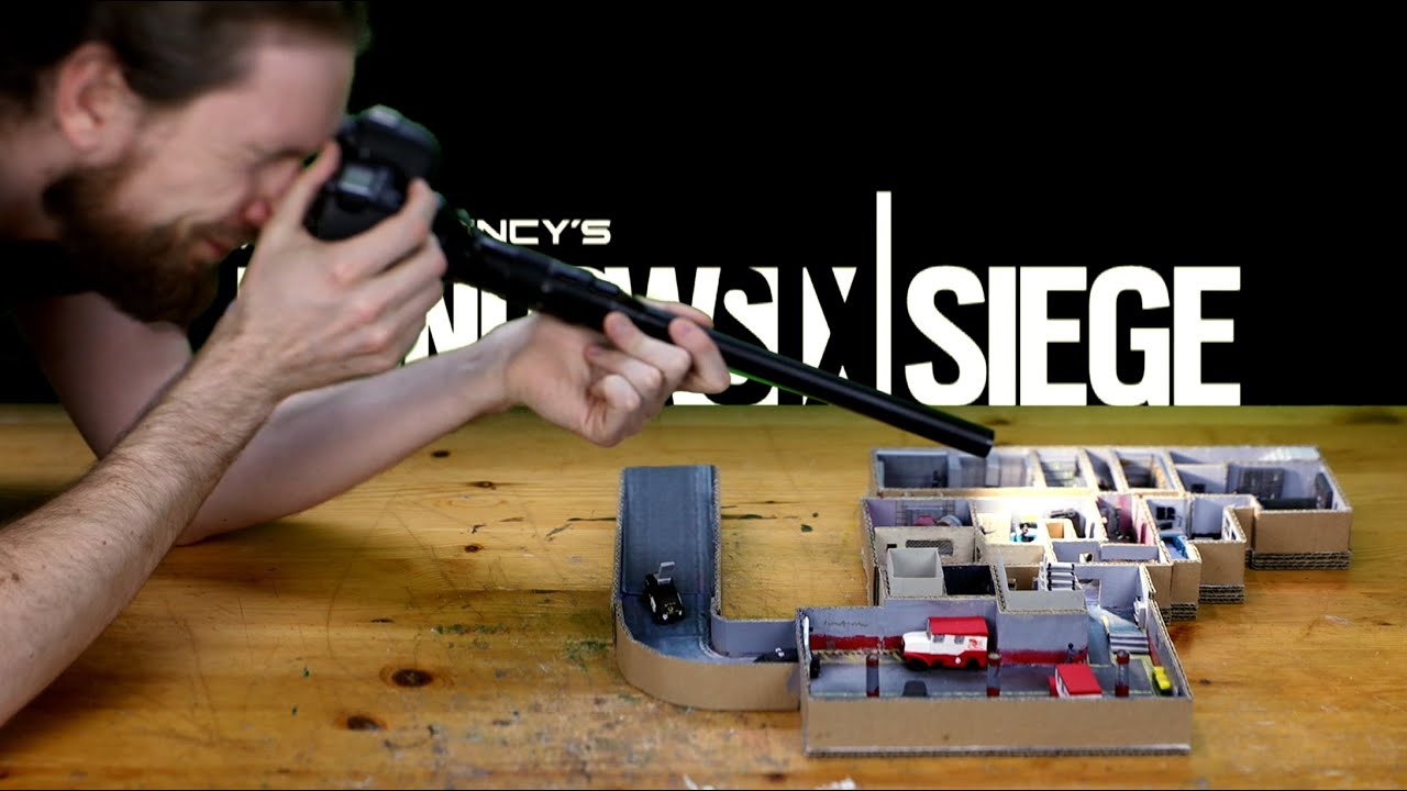 PLAYING Rainbow Six Siege with clay, cardboard and my Probe Lens! - YouTube