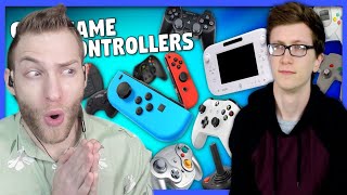 HOW DO YOU USE THESE?! Reacting to "Game Controllers" - Scott The Woz