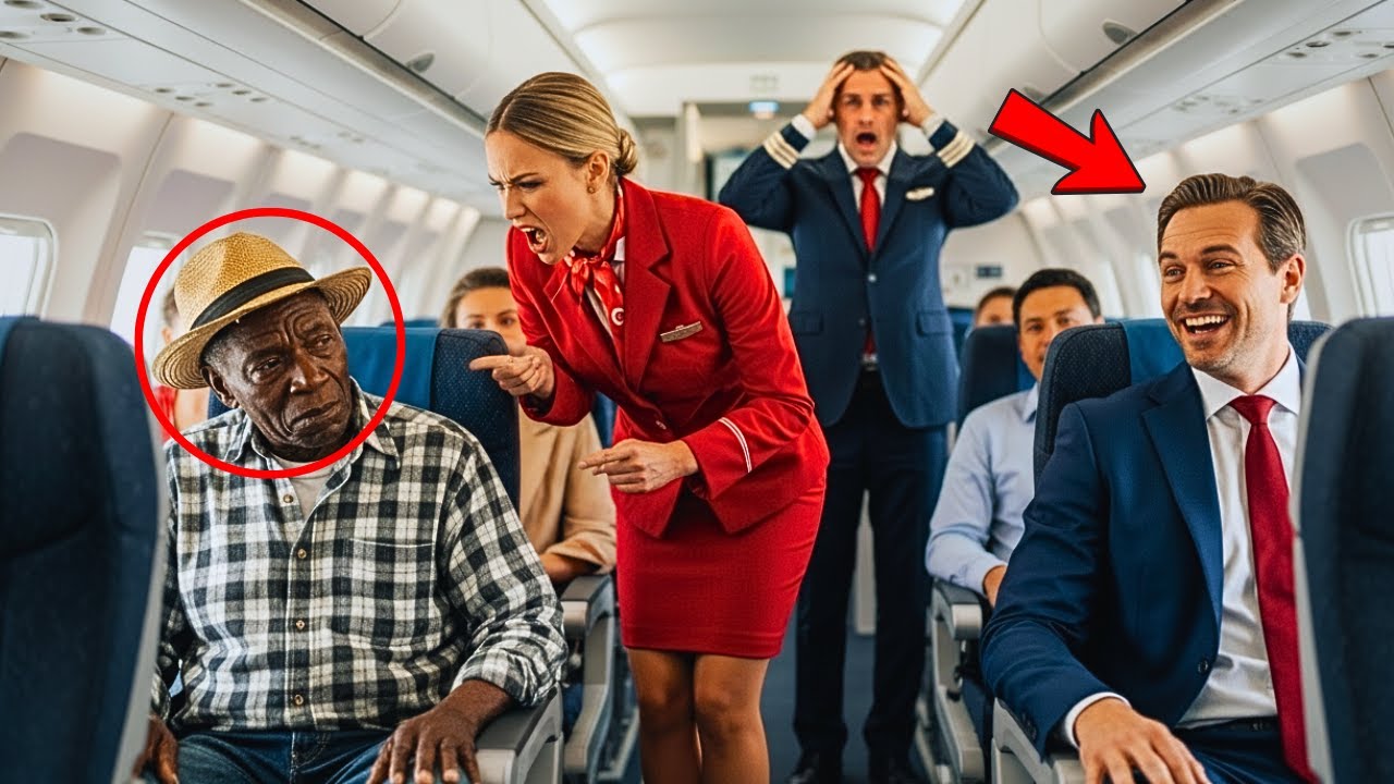 EXPULSARAM O FAZENDEIRO HUMILDE DA PRIMEIRA CLASSE…ATÉ ELE MOSTRAR SEU JATO PARTICULAR E CALAR TODOS