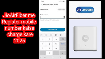 How to change registered mobile number in jio airfiber | Jio airfiber registered no change 2025 |