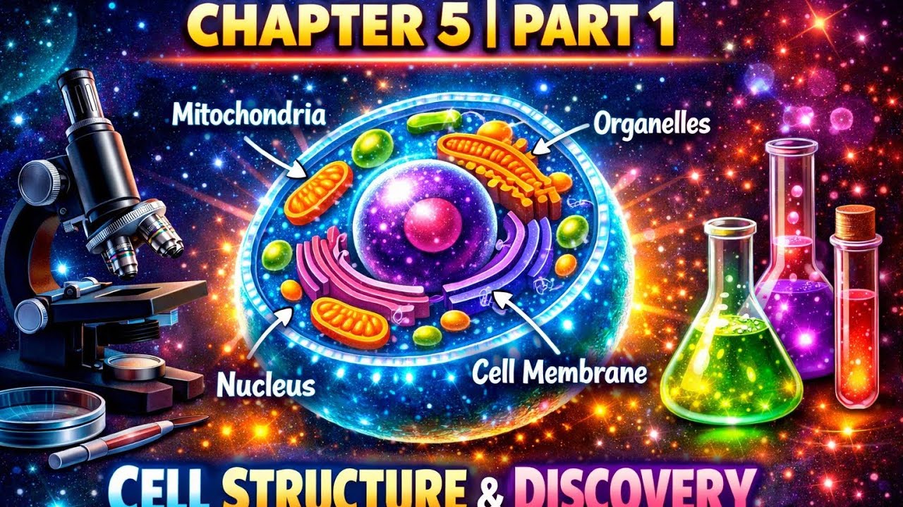 Chapter 5 | (Part-1) | Cell Structure & Discovery Explained
