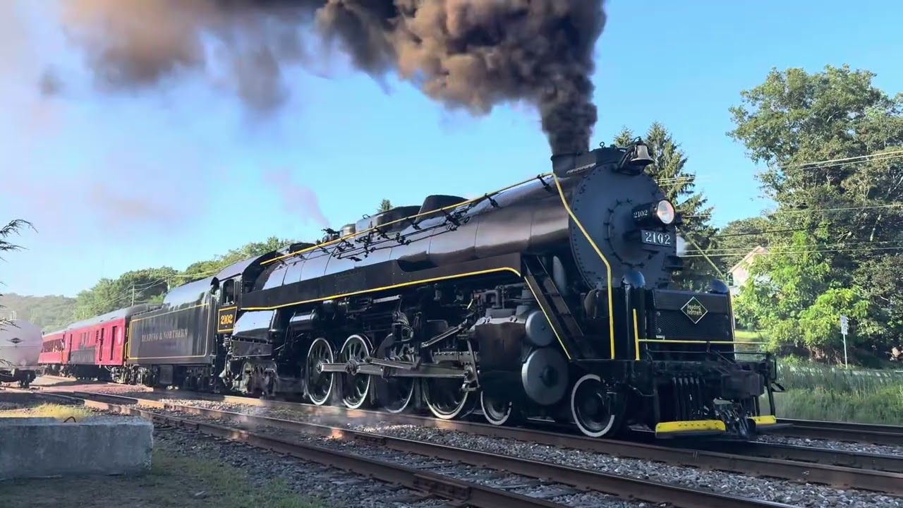 Reading & Northern 2102 on the Rambles (featuring other RBMN locomotives)