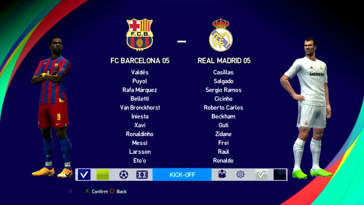 PES 2013 SEASON 2021 (CLASSIC EL CLASICO)
