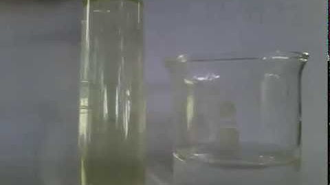 Chlorine reacts with sodium bromide