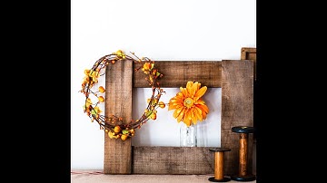 Pallet Wood Picture Frame DIY