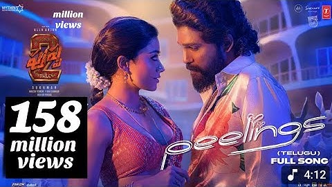 PEELINGS (Telugu Lyrical Video) Pushpa2 The Rule Allu Arjun Rashmika M Sukumar DSP 103 days Income