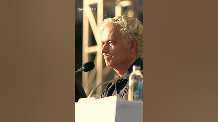 Fenerbahçe'mizin Hocası Jose Mourinho 😎