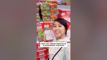 PRODUK INDONESIA  🇮🇩 MENDUNIA! INDOMIE SELERAKU MENJADI SELERA EROPA😊👍🏼