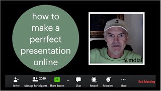 How to deliver an excellent webinar presentation (...or not)