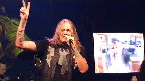 Sebastian Bach performs 18 and life live at August Hall, San Francisco.