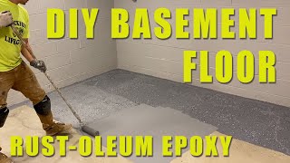 Rust-Oleum EpoxyShied Basement Floor Application screenshot 1