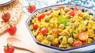 Cous Cous Freddo di Verdure | Ricetta Tabulè Mediterraneo | 55Winston55