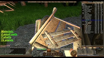 Wurm Online building a small cart