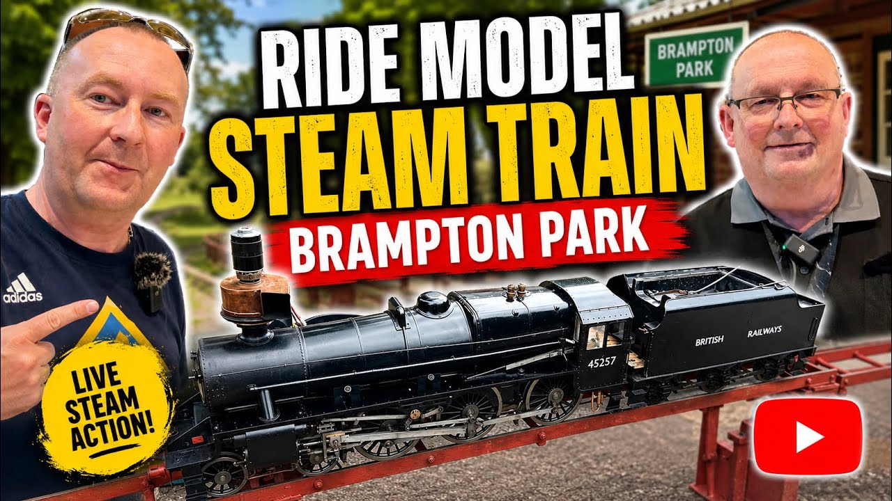 Model Steam Train RIDE Family Day Out