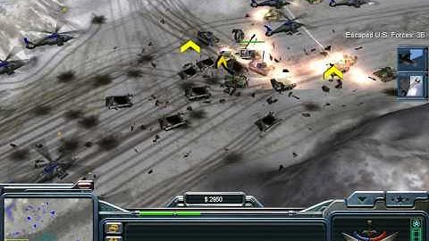 Command and Conquer: Generals - USA Mission 3 (Brutal)