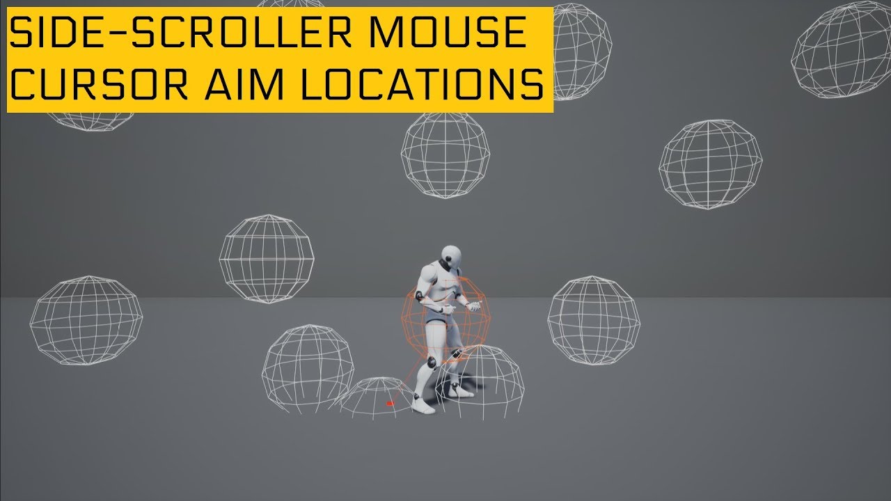 Unreal Engine Experiments | Sidescroller Cursor Aim Point Calculation ...
