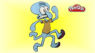 Play doh - Squidward (SpongeBob SquarePants)  by Play Doh Kids Channel