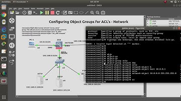 Cisco ASA Firewall - Configuring Object Groups for ACL