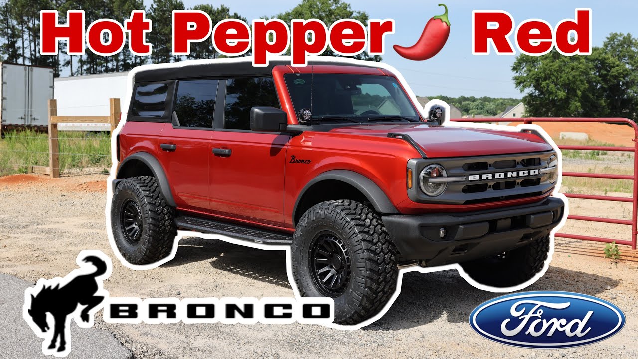 Ford Bronco Sport Hot Pepper Red