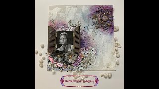 Waiting Anxiously - Mixed Media Canvas
