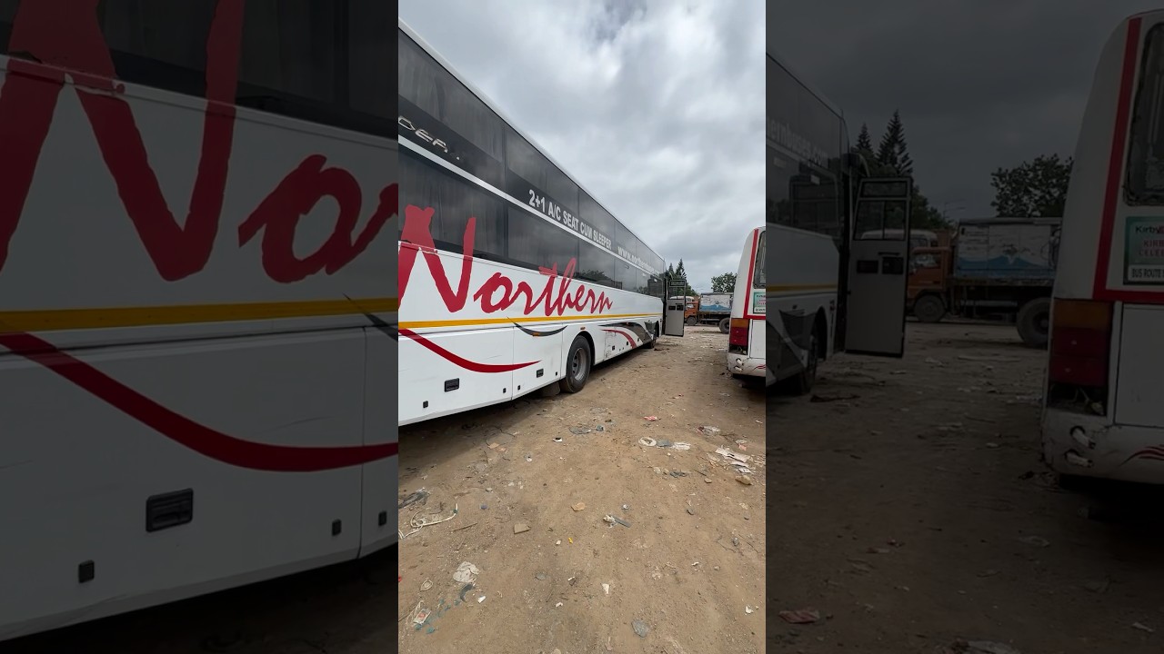 Bharat Benz northern travels  ac sleeper bus 