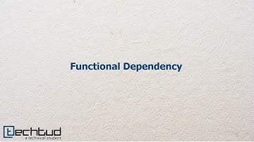 Functional Dependency | Database Management System