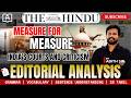 MEASURE FOR MEASURE | EDITORIAL ANALYSIS IN TAMIL  | BY ABITH SIR