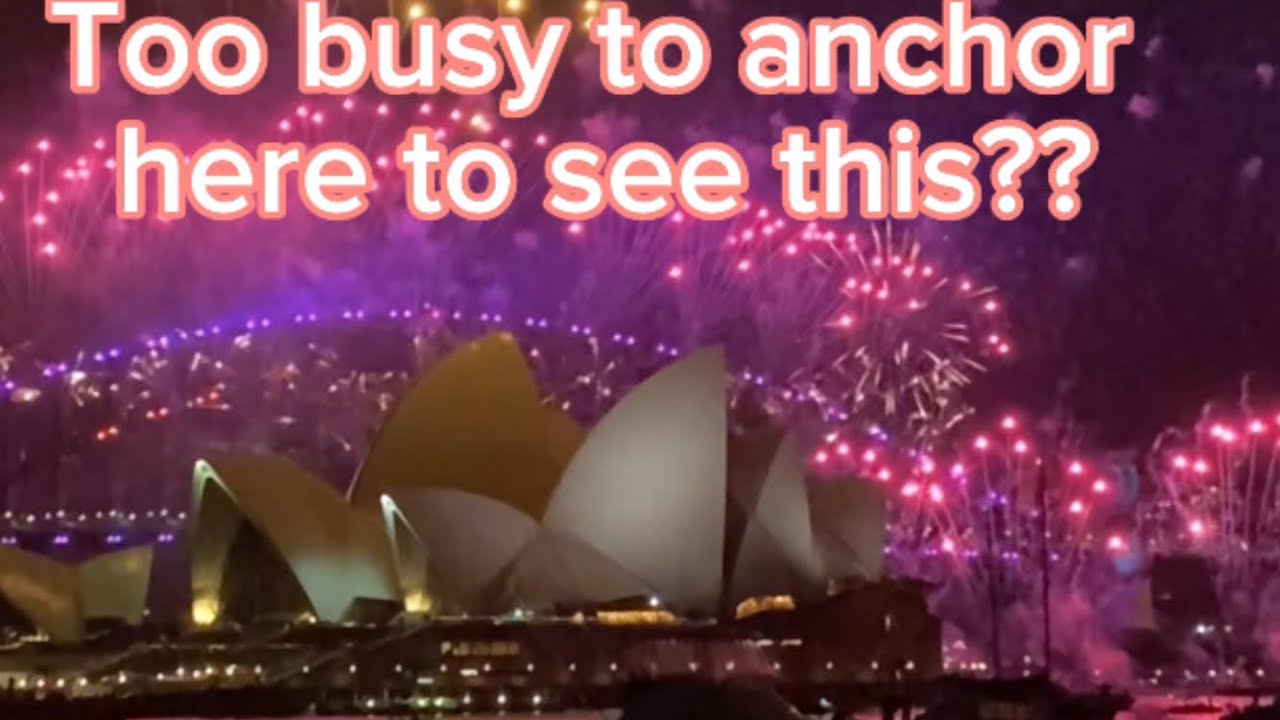 Sydney’s New Year’s Eve fireworks on a boat 2023