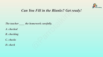 English Cloze Test Questions | Practice Grammar and Vocabulary for ESL Learners #englishgrammar