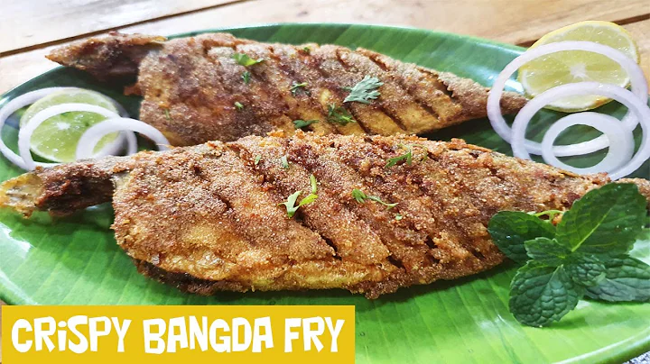 Crispy Bangda Fry || How to make Mackerel Fish Fry || Bangda Rawa Fry By Shana's Kitchen