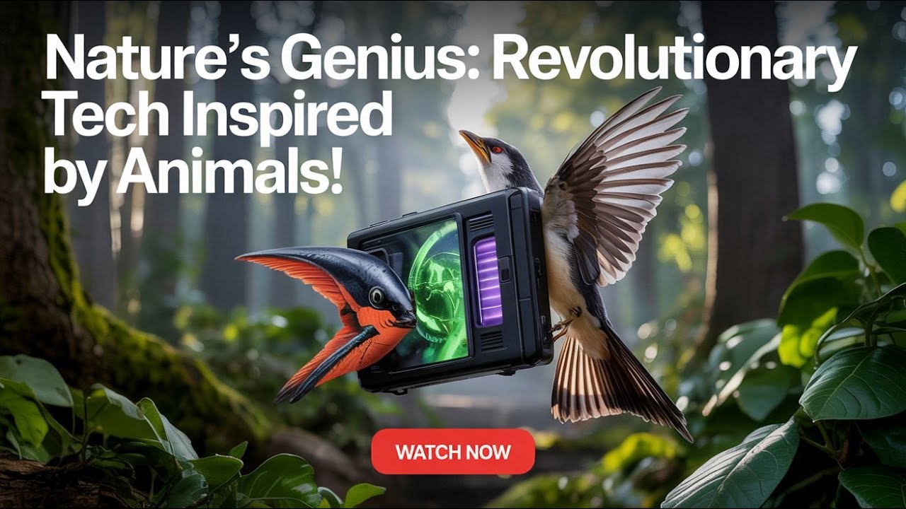 Nature's Genius: Revolutionary Tech Inspired by Animals!                                  