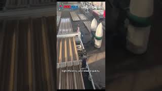 Acemien PVC roofing sheet machine exported to Egypt is now running smoothly at the customer’s fact