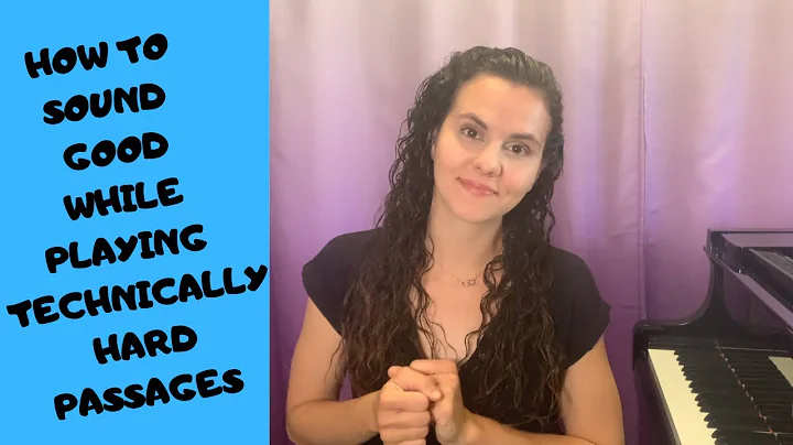 HOW TO CREATE A GOOD TONE QUALITY IN FAST AND TECHNICALLY HARD PASSAGES // Piano Tutorial