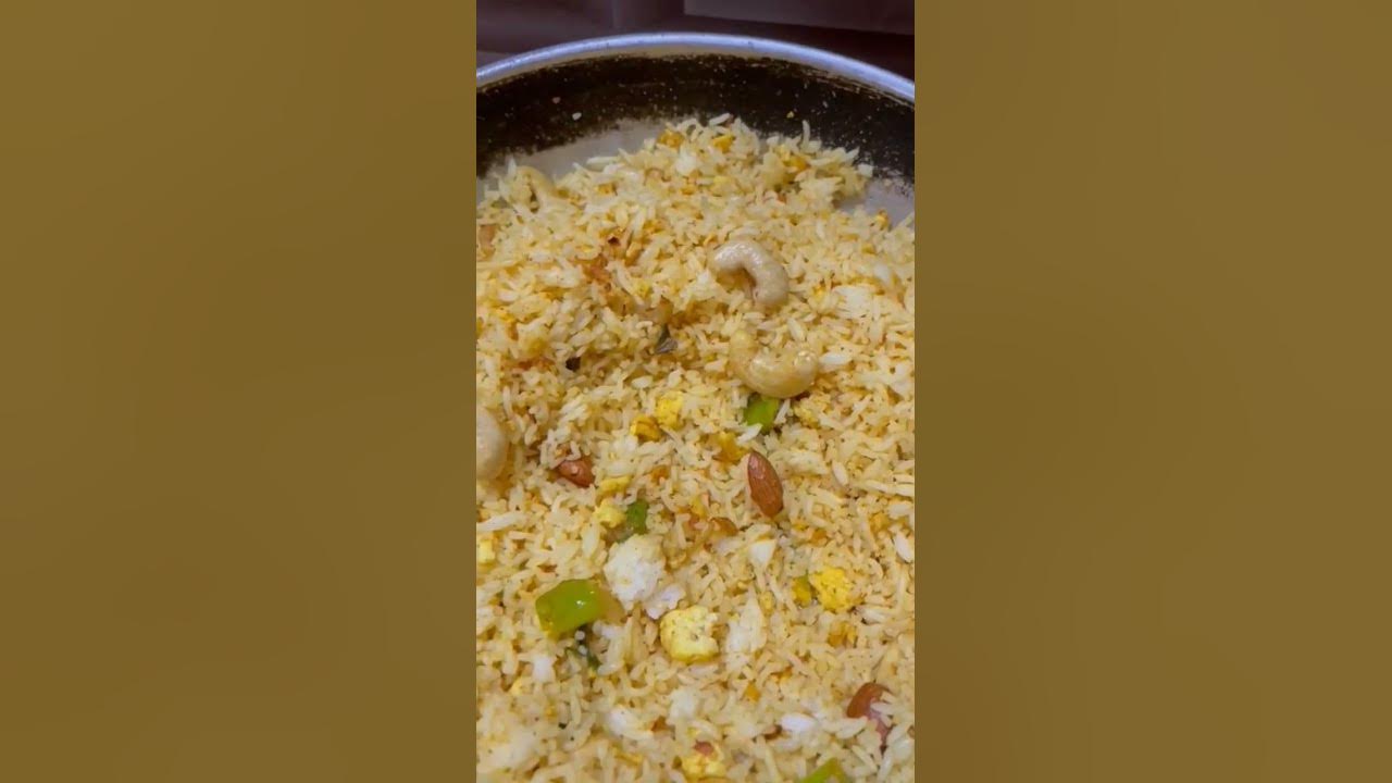 Fried rice \ Paneer burji rice at home #shorts #youtubeshorts - YouTube