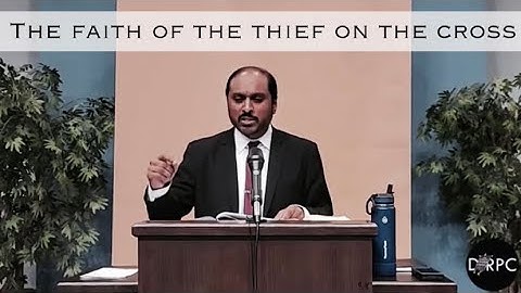 The faith of the thief on the cross