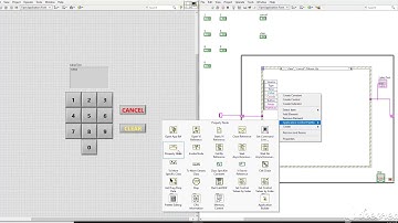 Key pad using Lab View