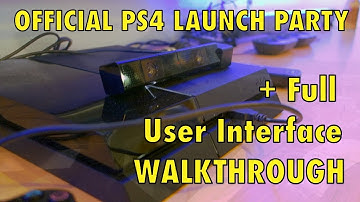 PS4 Launch event + Full PS4 interface walkthrough