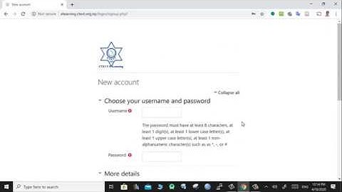 Moodle Tutorial Part 1: Create new user, Log in and Change profile fields or update profile picture.