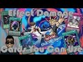 Yu-Gi-Oh Duel Links - Effect Damage Cards Breakdown